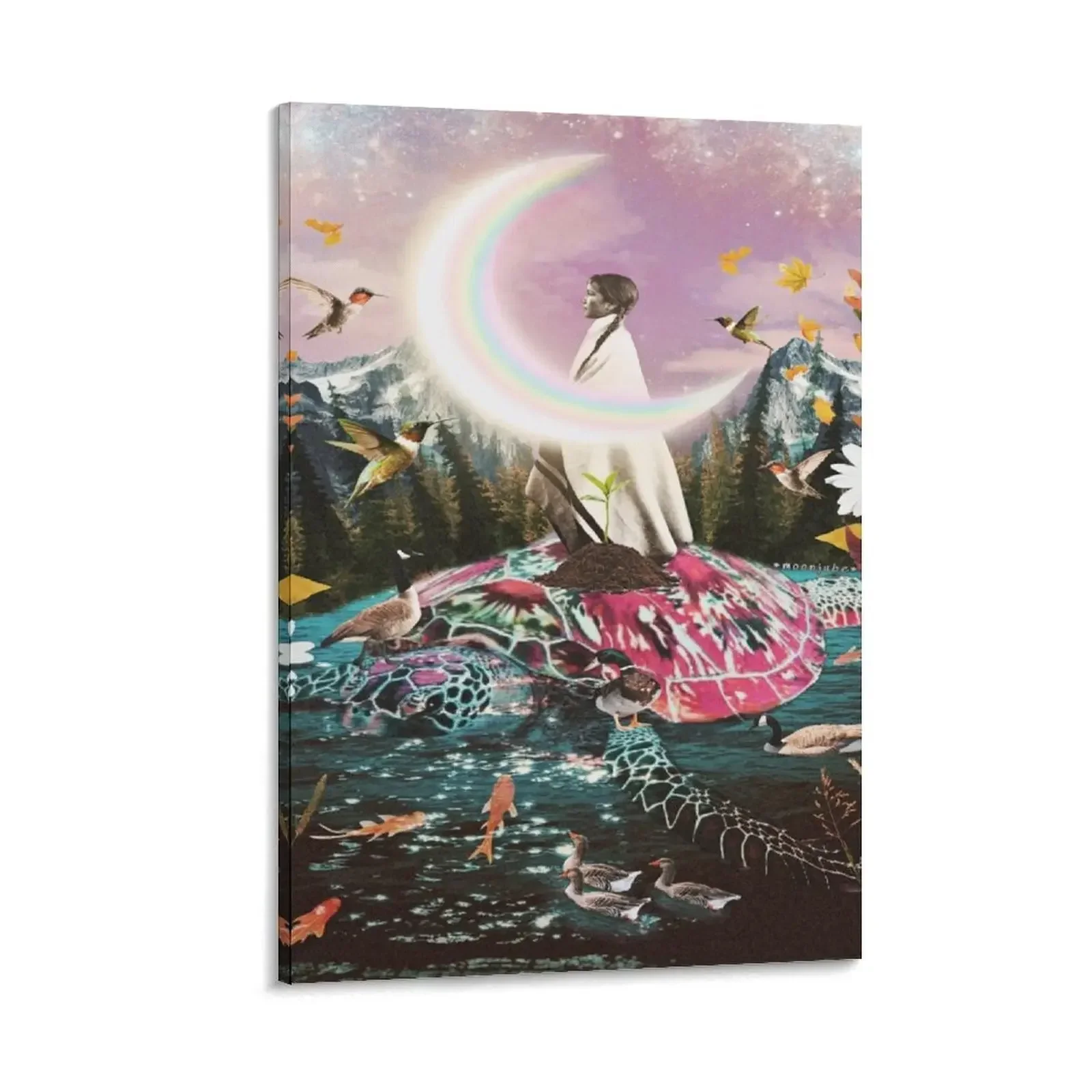 

Corn Moon (September) Canvas Painting room decorations for men Bedroom deco wall frame for living room