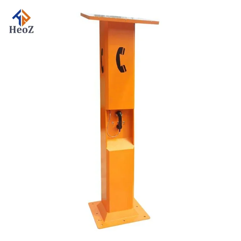 GSM Call Box Handfree Phone Station Blue Light Emergency Telephone Tower Interfone Camera For Highway