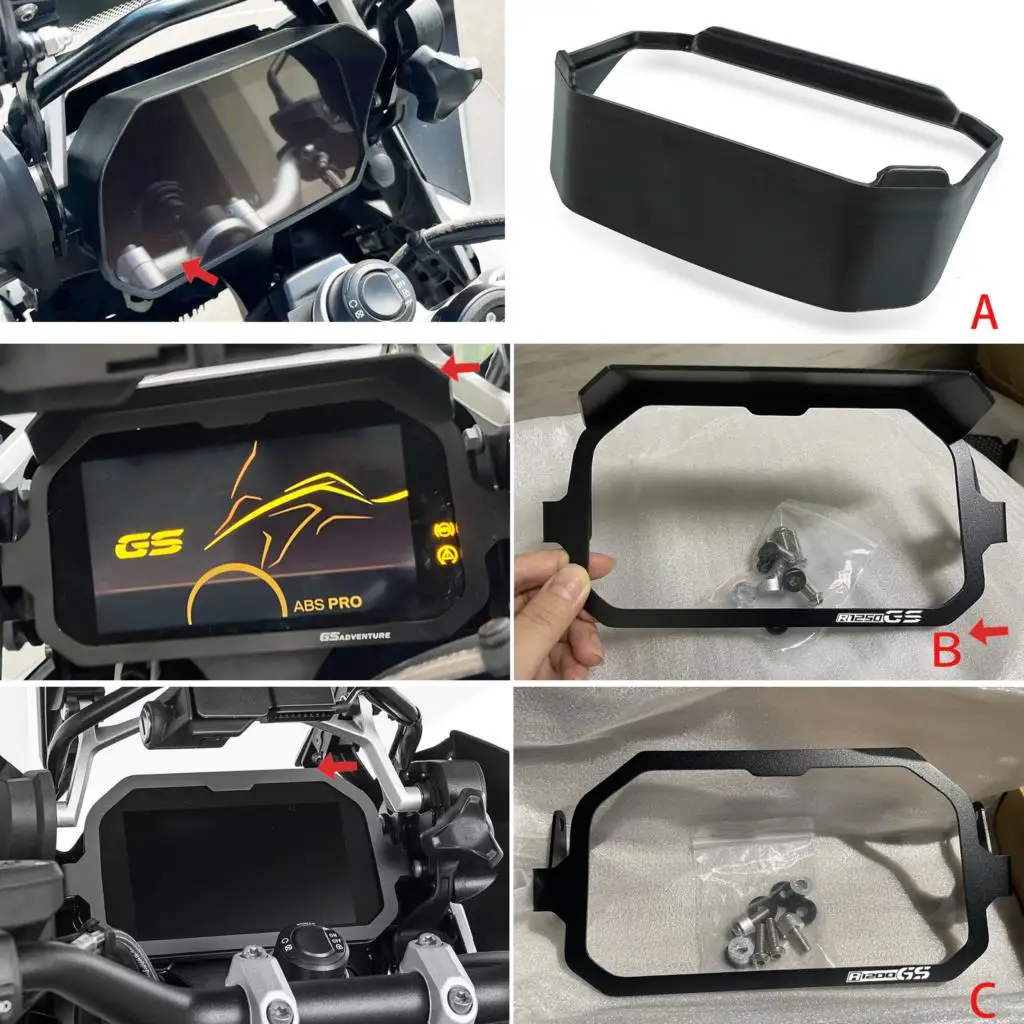 Motorcycle For BMW R1250GS R1200GS LC Adventure GS 1200 1250 R1200 R1250 GS TFT Anti theft Screen Protector Cover Sun Visor