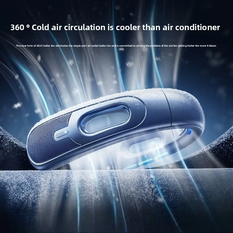 

2025 Новый подвесной вентилятор на шею, бесшумный USB-вентилятор, охлаждающий вентилятор, охлаждающий кондиционер, мини-студент, уличный