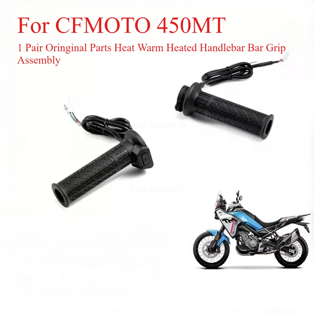 

1 Pair Motorcycle Oringinal Parts Heat Warm Heated Handlebar Bar Grip Assembly For CFMOTO 450MT CF450MT CF MOTO MT450