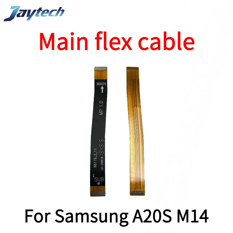 10PCS Main Motherboard Flex Cable Replacement Parts For Samsung A10/A10S/M15/A15/A20/A20S/M14/A21S/A217/A24/A25