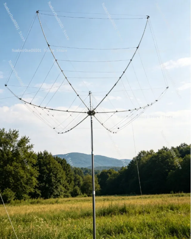 JPC-6 Hex Beam Antenna 6 Band Portable 7dBi High Gain 2000W for Field Day  Communication