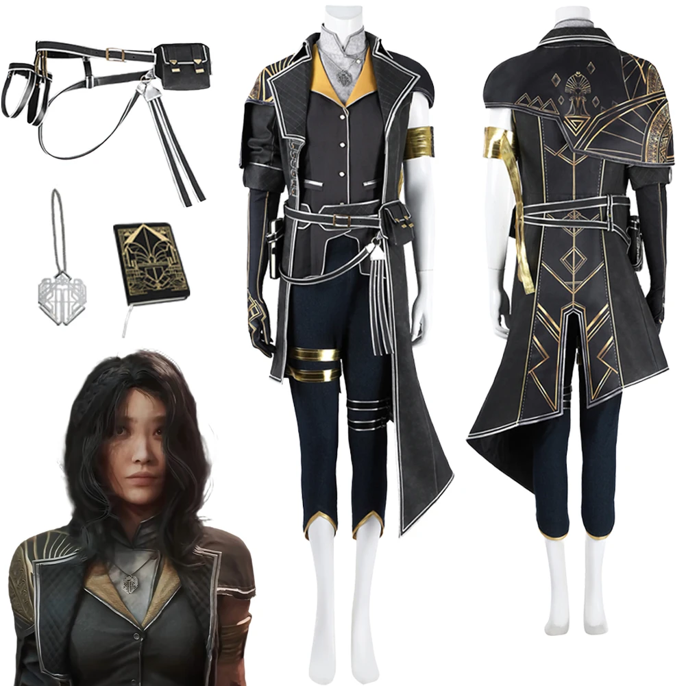

Clair Obscur Lune Cosplay Fantasy Expedition 33 Suits Game Costume Disguise Halloween Adult Women Roleplay Fantasia Party Outfit