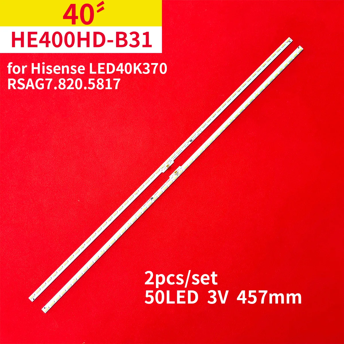 

2 шт./1 комплект, задняя подсветка для Hisense LED40K370 RSAG7.820.5817 с ЖК-экраном