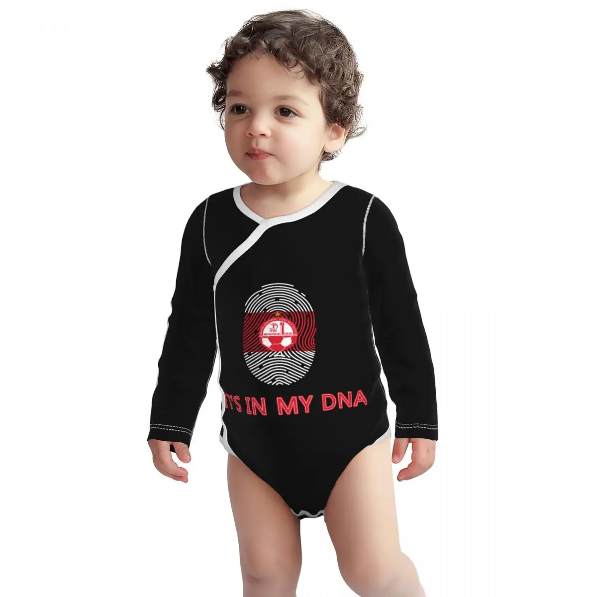 

Israel Hapoel Beer Sheva Fc Unisex Toddlers and Babies' Soft Thermal Long Sleeve Onesies Bodysuits Baby Romper