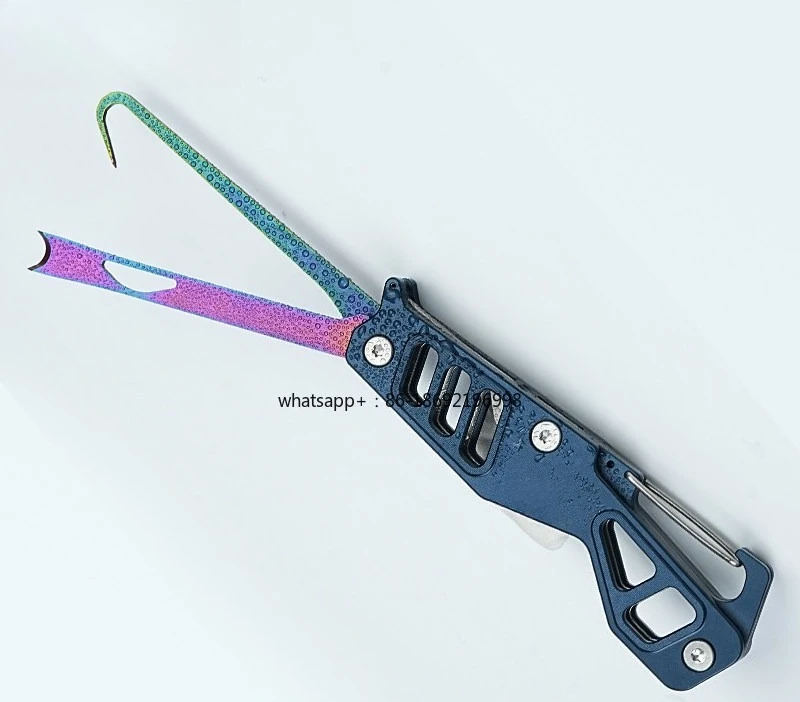 Stainless Steel Multi-functional Sea Fishing Professional Squid Nerve Knife Foldable Outdoor Fishing