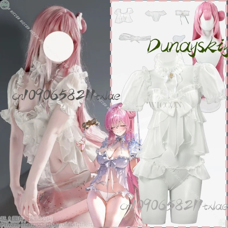 

Аниме-игра GODDESS OF VICTORY: NIKKE 코스프레 Новый костюм DOROTHY:SERENDIPITY Sexy Bubble Lace Lolita Swimsuit Jirai Kei Halloween