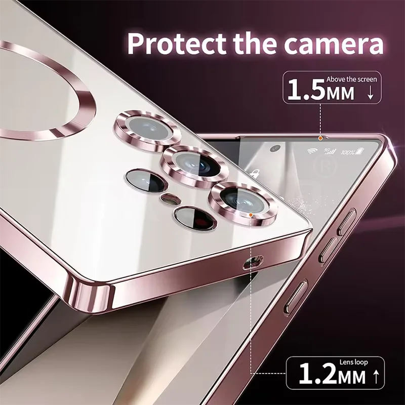 Luxury Magnetic Soft Case For - Luxury Plating Case 评论和价格