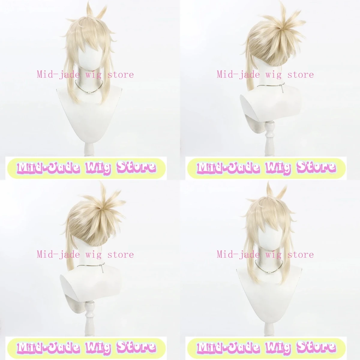 Anime Cosplay Realistic - Game Character Grave Cosplay Pruik Volledig