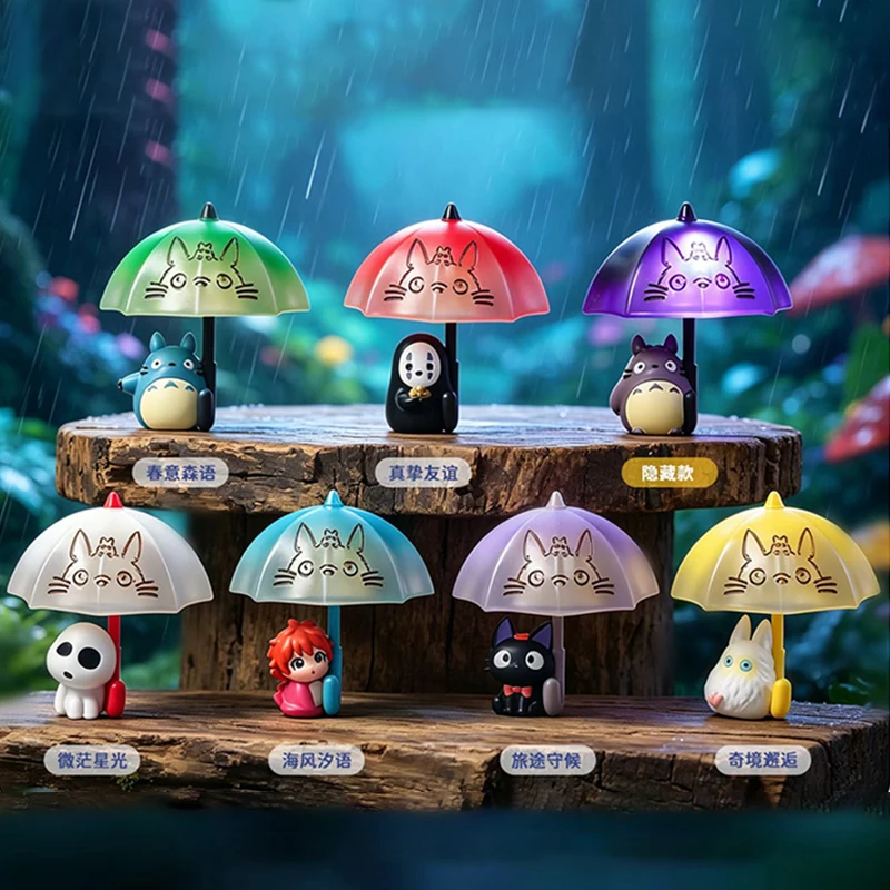

Hayao Miyazaki Magnetic Night Light Blind Box Cute Figurine Creative Desktop Ornament Home Decoration Gift For Adult Collectors