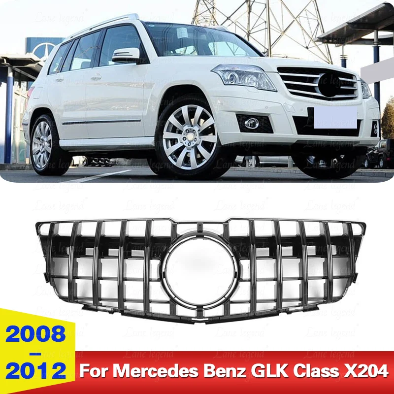 High Quality Front Hood Inlet Grille Racing Bumper Grill For Mercedes Benz GLK X204 2008-2012 Middle Mesh Facelift