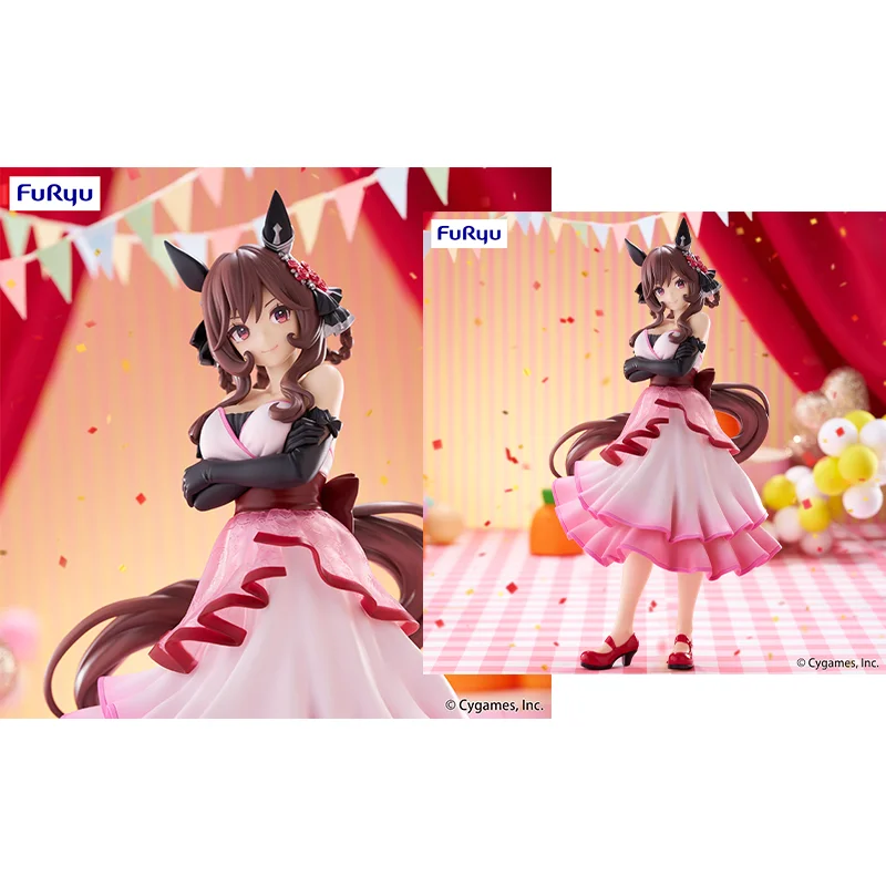 

Подлинная оригинальная фигурка Furyu Umamusume: Pretty Derby Trio-Try-It, Gentildonna, ПВХ, аниме-фигурка, модель, украшение для рабочего стола, игрушки, подарок