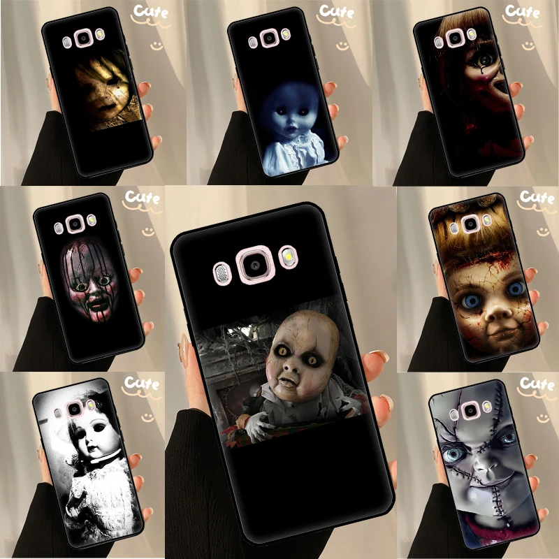 Creepy Dolls Case For Samsung J7 J3 J5 2017 A3 A5 J1 2016 A6 A8 J4 J6 Plus A7 A9 J8 2018 Phone Cover