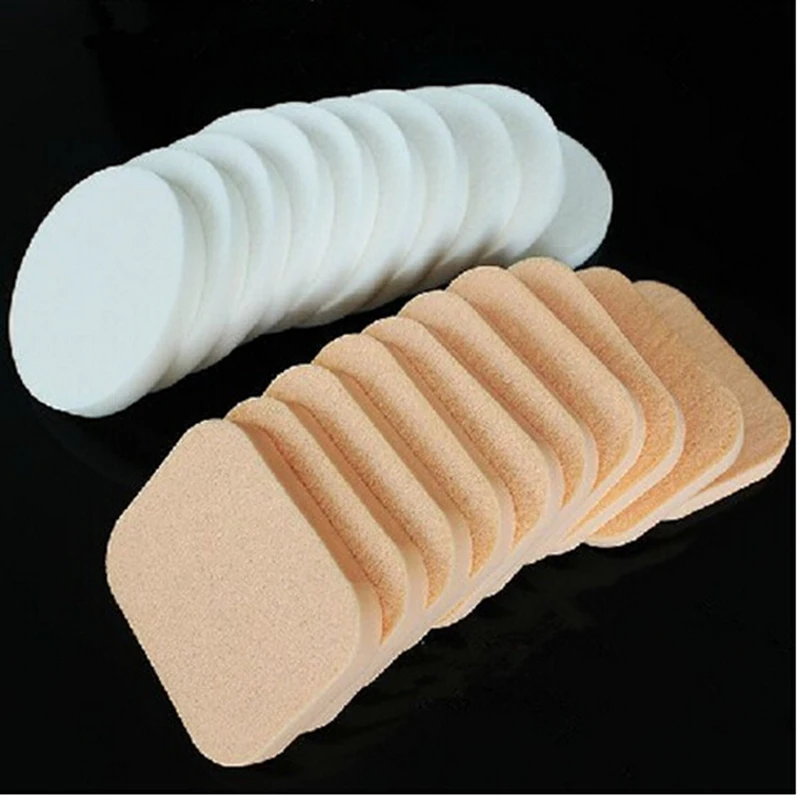 1pc/10 PCS Sponge Cosmetic Puff Make Up Sponge Face Facial Sponges Powder Puff Soft Women Lady Beauty Makeup Foundation Contour