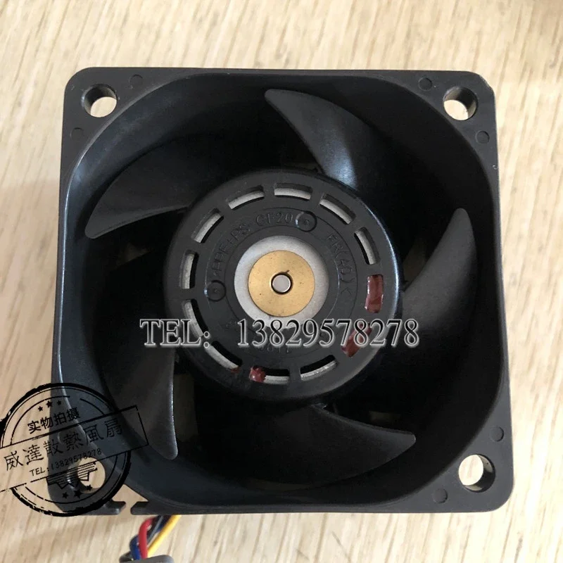 SANYO DENKI 9GA0612P1K641 DC 12V 0.95A 60x60x38mm 4-Wire Server Cooling Fan