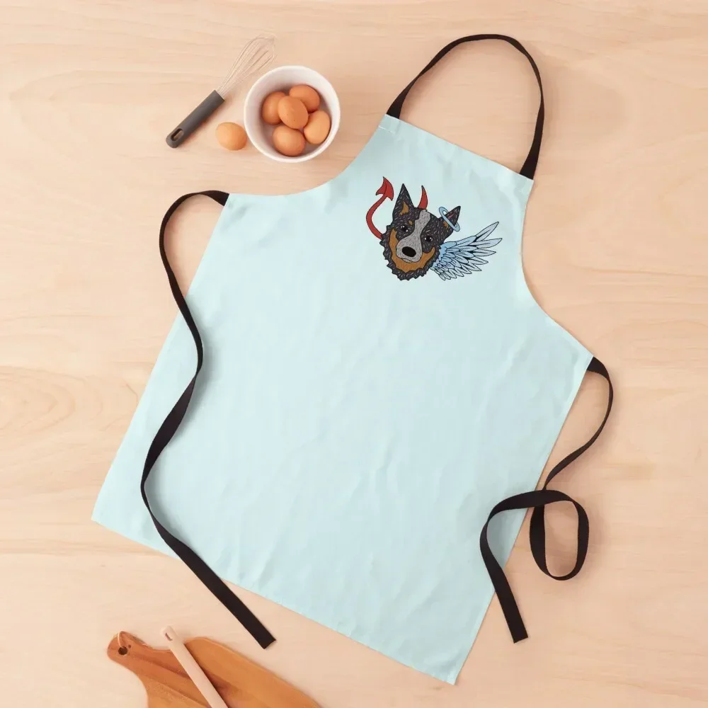 

50% Devil, 50% Angel Apron Things For Kitchen Kitchen And Home Items Apron