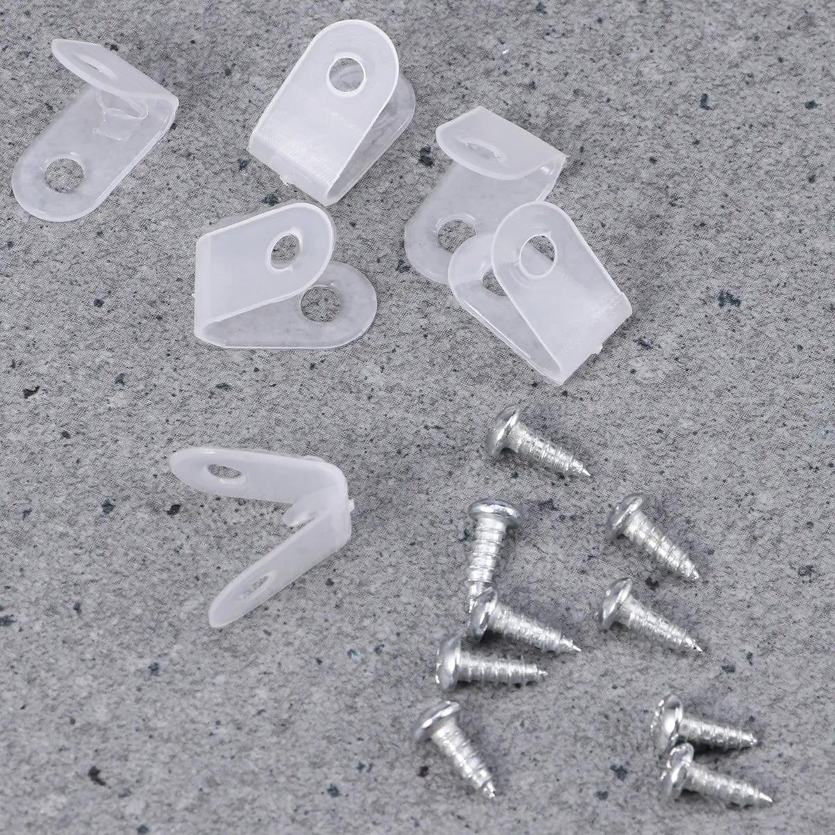 100Pcs R-type Cable Clips Reusable Holder Nylon Cable Clamps Electrical Wire Holder For Office Worker 3MM Cord
