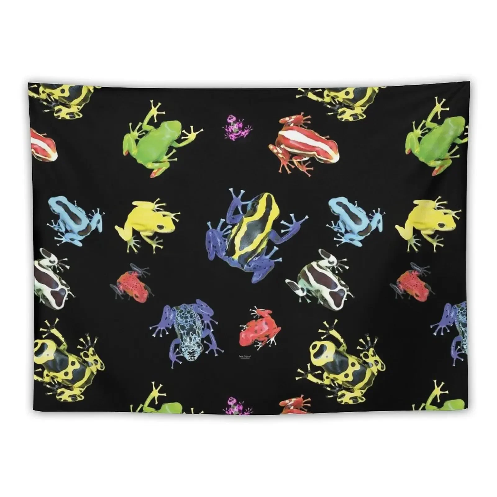 Funky Frogs Tapestry Dekoracje domu Akcesoria do dekoracji domu Koreański wystrój pokoju Kawaii Dekoracja pokoju Gobelin