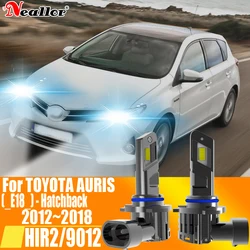 2x HIR2 Led faro Canbus nessun errore 9012 lampadina per auto ad alta potenza 6000K lampada a diodi a luce bianca 12v 55w per Toyota Auris 2012 ~ 2018