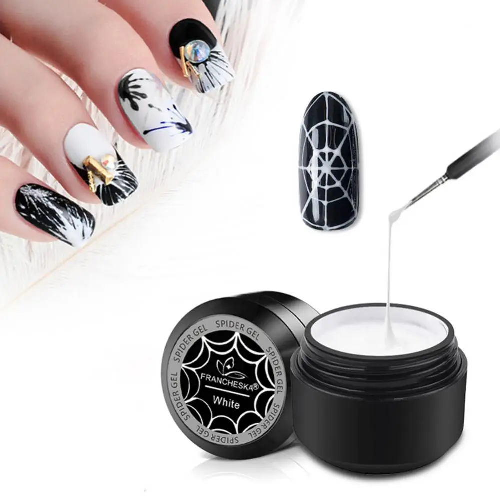 DIY Creative Elastic Nail Wire Painting Drawing Gel Spider Painted UV Lacquer image 6