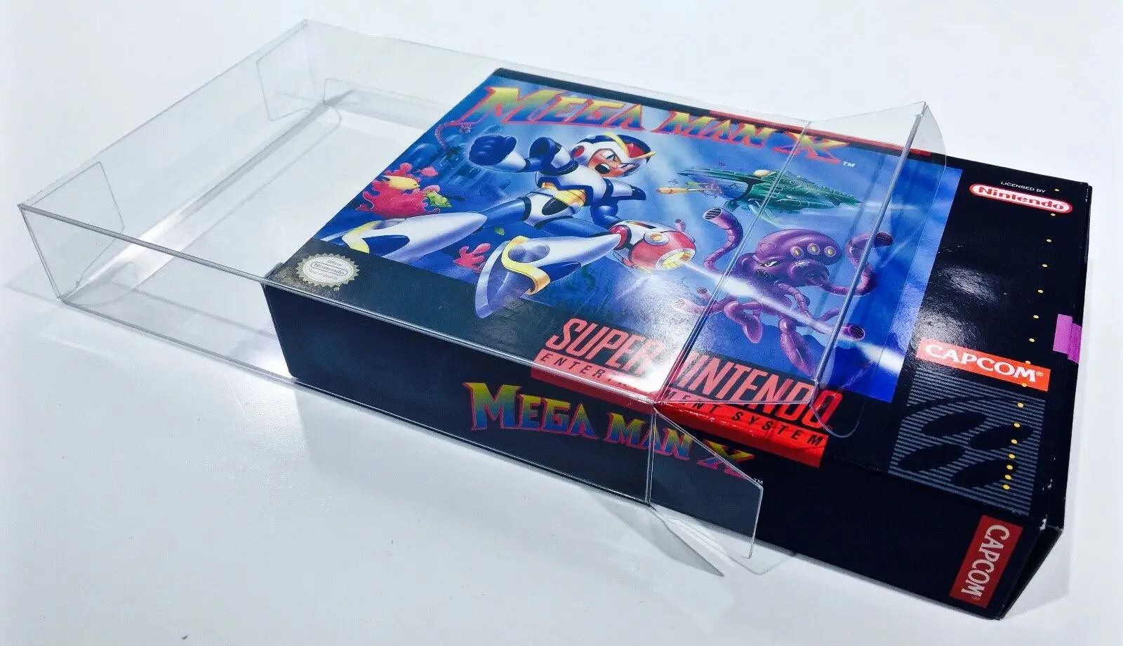 5 Box Protectors For SNES / N64 / ATARI JAGUAR Games Super Nintendo 64 CIB Video Game Clear Display Case Collect Box