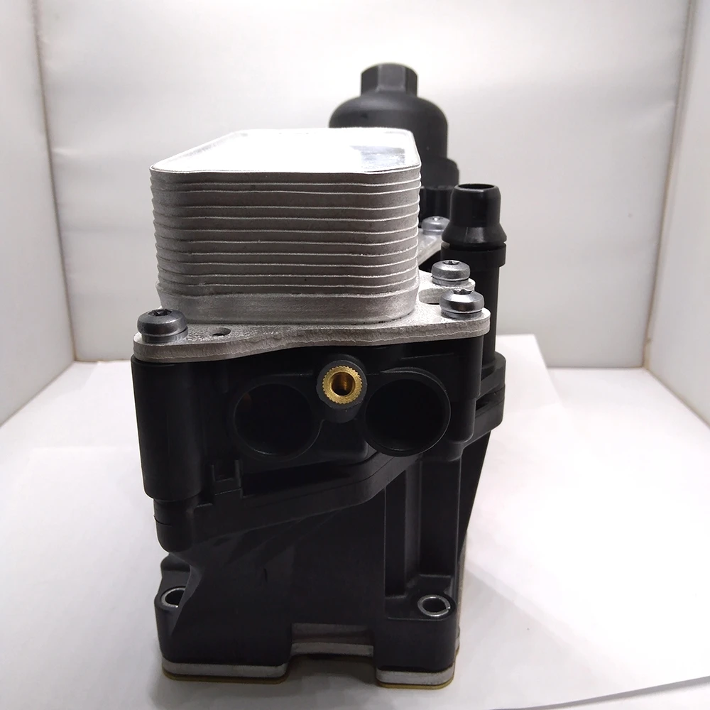 Finely Polished Durable Auto Oil Filter and Aluminium Oil Cooler Assembly High Quality for BMW ROJJ07697 11428507697 KIT