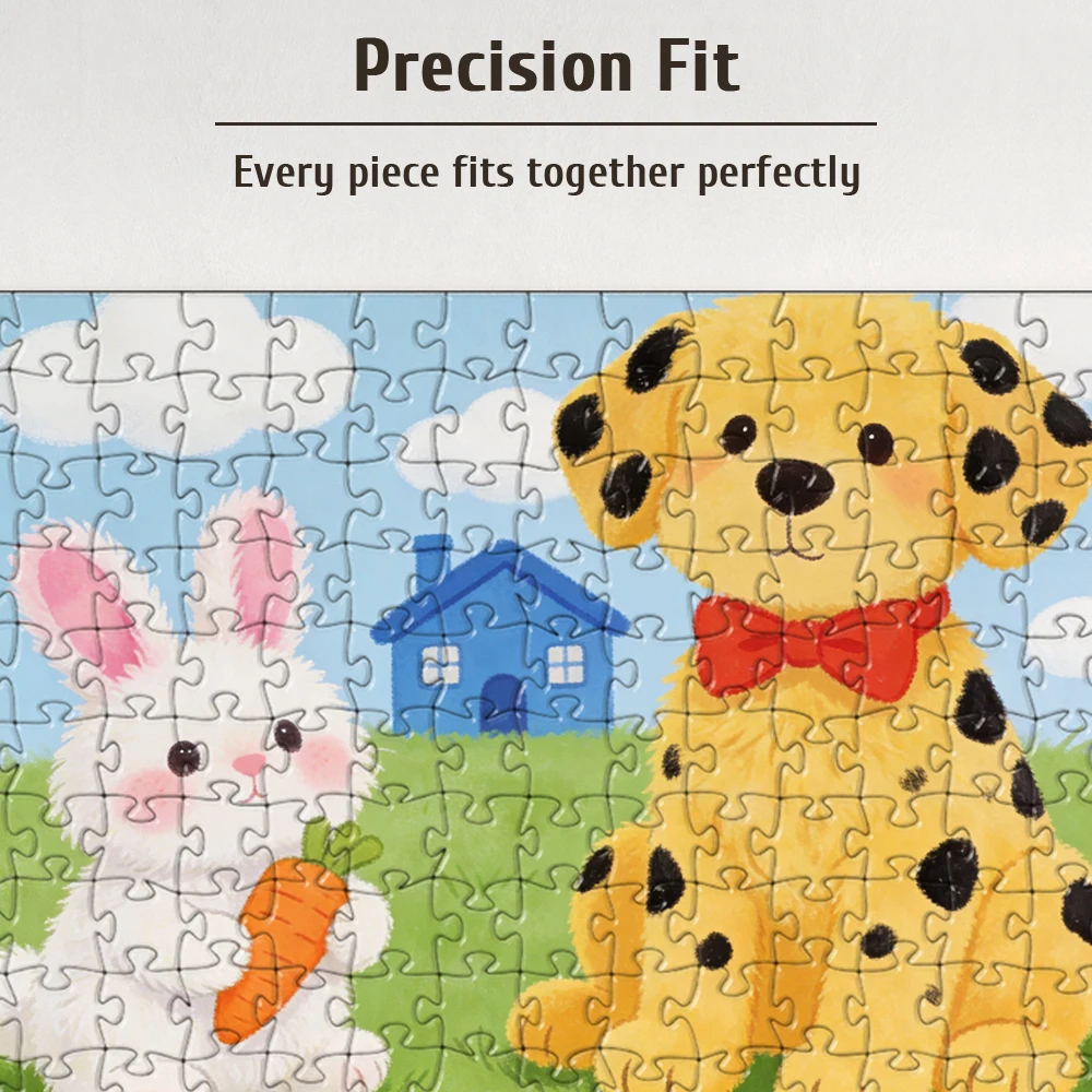 Puzzle personalizzato da 108/200/300/500/1000 pezzi, foto personalizzata, in legno, alta qualità, un regalo unico per amici, famiglia, animali domestici