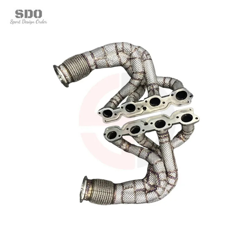 OEM Manifold Exhaust Downpipe for  458 4.5L 2011-2016  Car Exhaust System with Heat Insulation Quality Stainless Steel