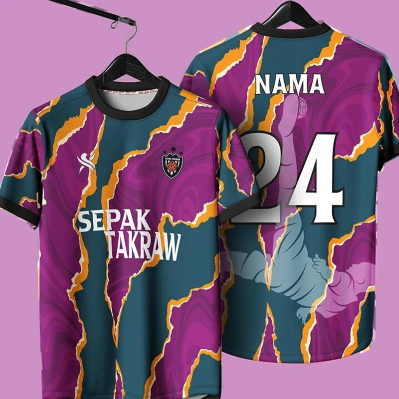 2026 تصميم جديد جيرسي، أزياء رياضية سريعة الجفاف جيرسي، ريترو ثلاثية الأبعاد قصيرة الأكمام الفيروسات التايلاندية جيرسي، تي شيرت قصير