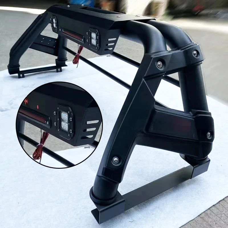 High Quality Sport Roll Bar Pickup Truck 4X4 Exterior Heavy Steel Black Off-Road Non-Slip Durle Guard