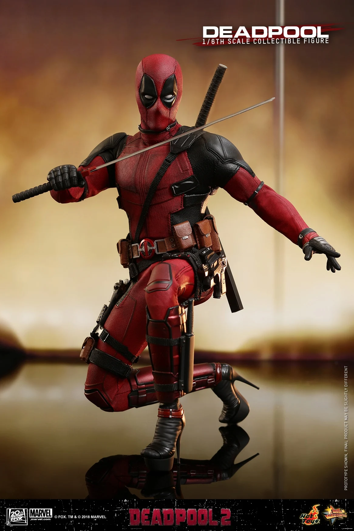 

30cm Anime Figure Hottoys Ht 1/6 Mms490 Deadpool2 2.0 Action Figure Model Hobbies Collect Model Collection Birthday Gift Toys