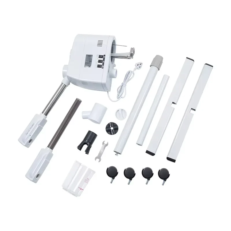 เครื่องอบไอน้ำหน้าแบบร้อนและเย็น 2-in-1 สีขาว พร้อมโอโซน สำหรับทำความสะอาดผิวหน้าอย่างล้ำลึกและเพิ่มความชุ่มชื้น