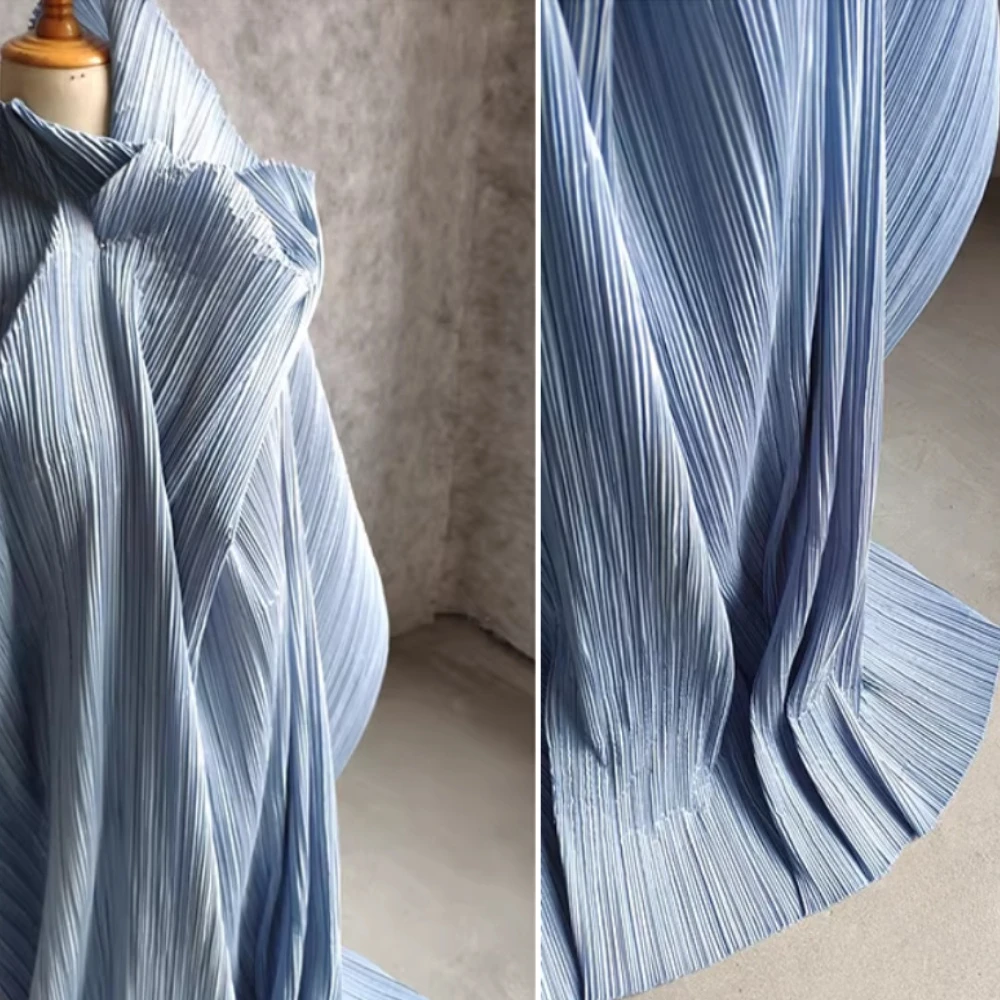 

Pleated Fabric Imitation Cotton Linen Soft for Dress Clothing Fashion Designer Handmade Diy Sewing Material Cloth