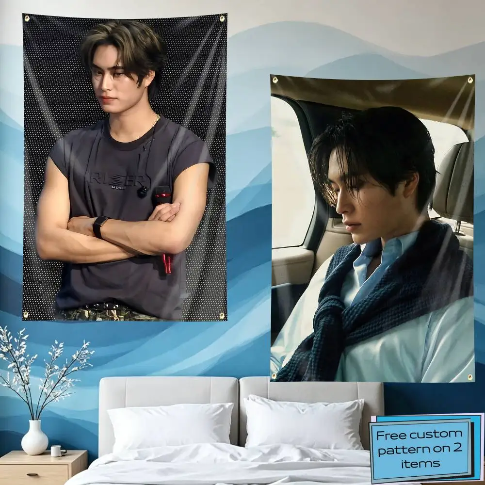 G-Gemini Norawit ART-VENTURE Flag Tapestry Banner for Bedroom Living Room Outdoor Camping Custom Supported