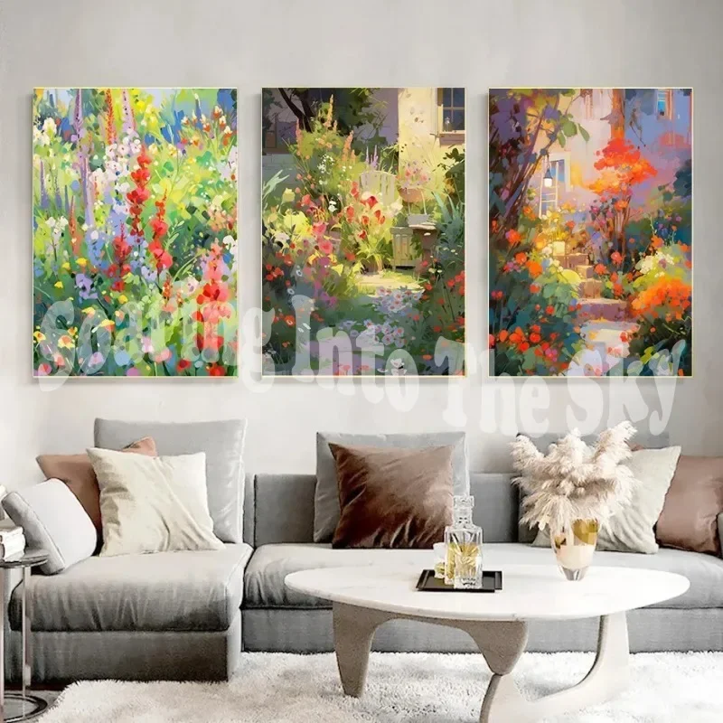 

Posters for Wall Decororation Canvas Painting Decoration Bedroom Countryside Plants Decorative Paintings 1pcs Room Decor Flowers