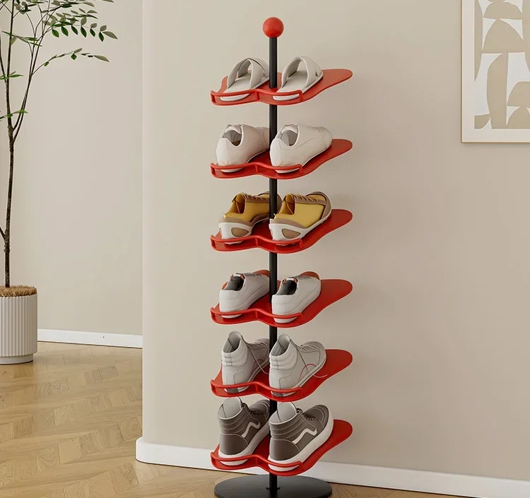 

New shoe rack home indoor good-looking multi-layer children's door butterfly shoe rack small narrow door simple shoe cabinet