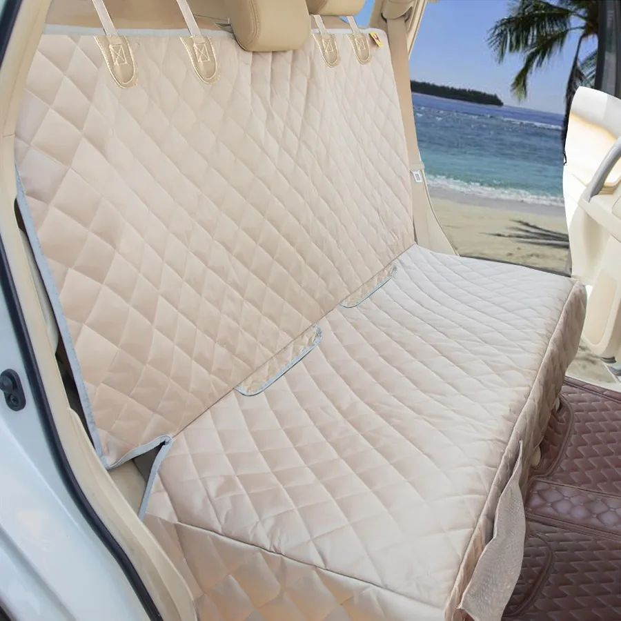 

Универсальный водонепроницаемый и нескользящий чехол для автомобильного сиденья для защиты заднего сиденья с удобной поверхностью, идеально подходит для домашних животных в автомобиле