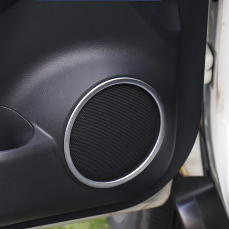 4pcs for Nissan X-Trail 2014-2016 Horn Decorative Ring Sound Frame Decorate