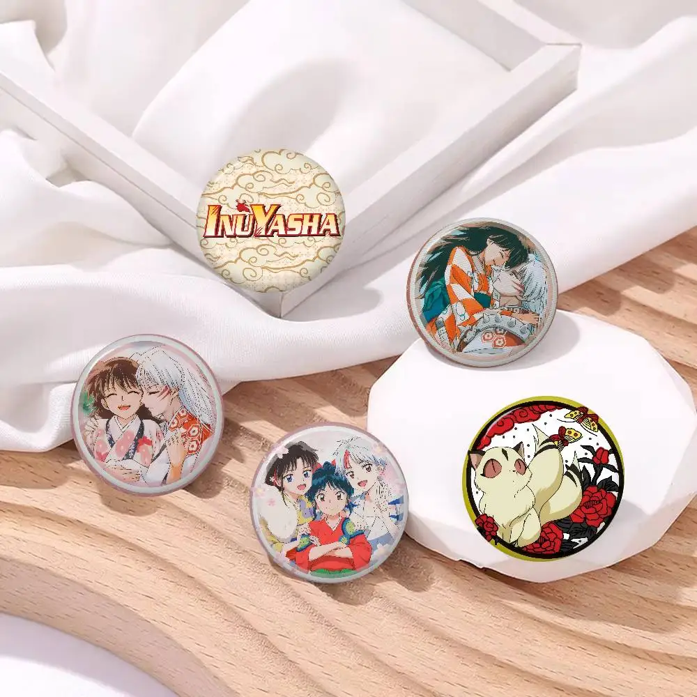 Anime i-Inuyasha cool  Anime Brooches Cute Cartoon Badge Jacket Jeans Lapel Pin Gift Accessorie
