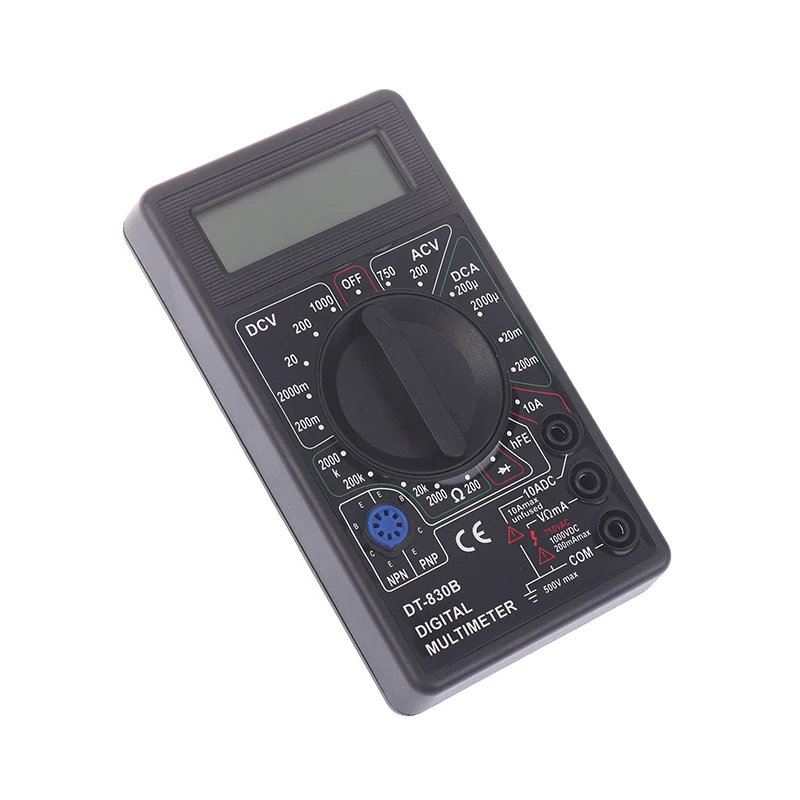 1PC LCD Auto Range Digital Voltmeter Multimeter Ohmmeter Volt Tester Measure Voltage AC/DC Voltage Current Capacitance Frequency