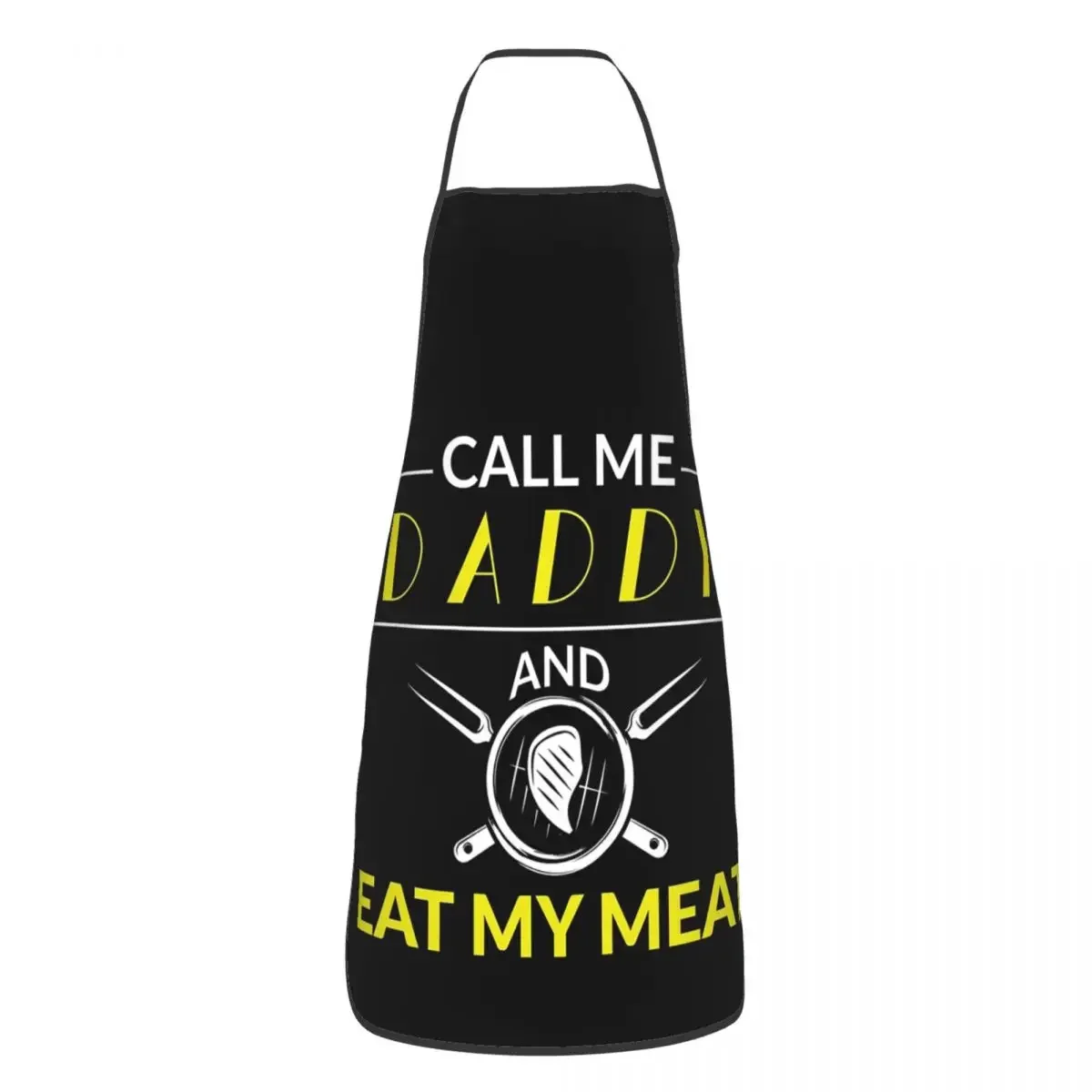 Call Me Daddy And Eat My Meat, гриль-барбекю, фартуки для приготовления пищи, стол для приготовления пищи, выпечки, водонепроницаемый нагрудник, кухонный сарафан для чистки