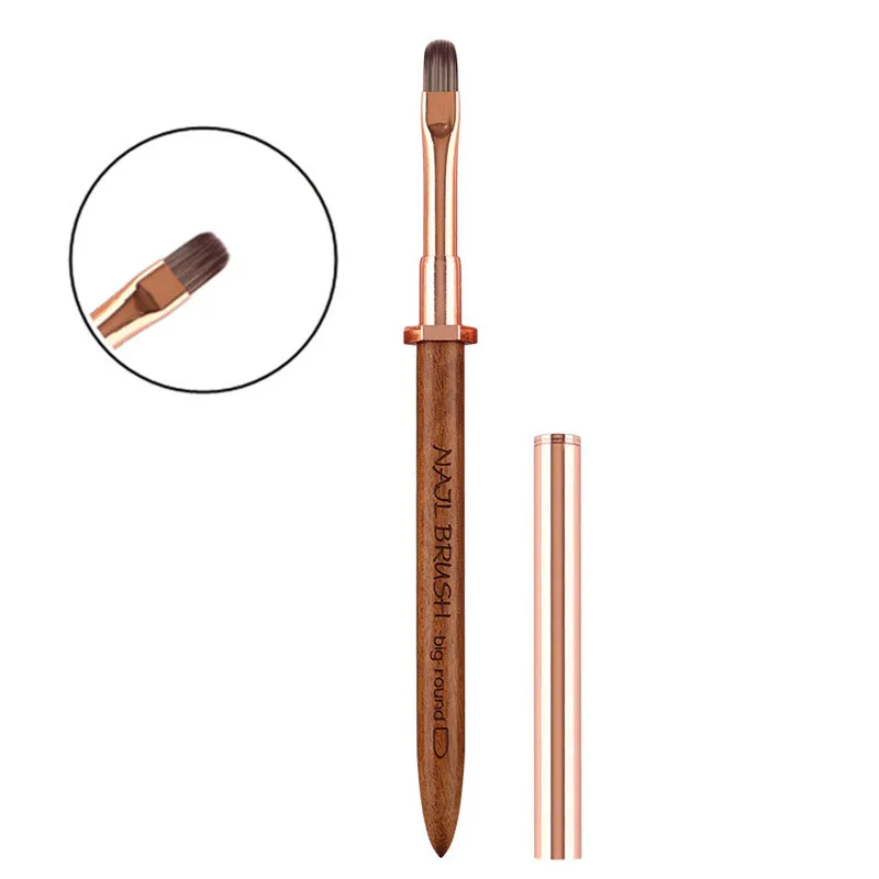 ด้ามปากกาพร้อมที่วางแปรงทำเล็บ 1/2 ชิ้น สำหรับทาเจลเพ้นท์เล็บ ต่อเล็บ ทำเล็บเจล อุปกรณ์เสริมสำหรับทำเล็บ