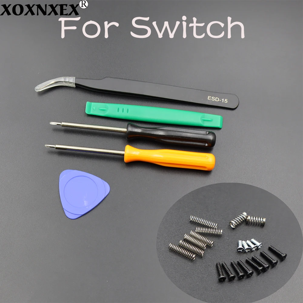Full Set Screws with Cross Y Tri Wing Screwdriver For Switch NS Console / Joy-Con Controller Replacement Spare Parts