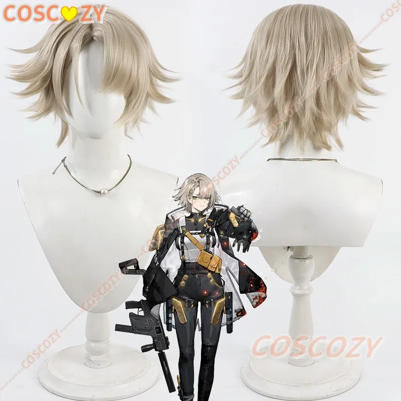 

Vector Cosplay Wigs Game Girls' Frontline 2: Exilium Vector 30cm Short Light Brown Cos Wig Heat Resistant Synthetic Hair