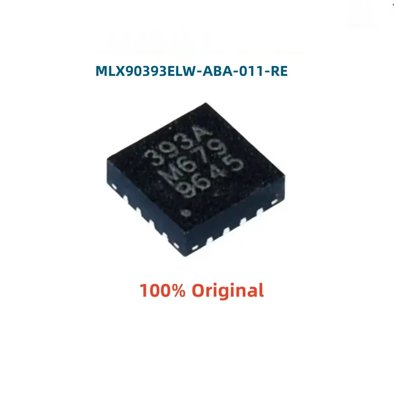 5-10PCS 100% New MLX90393ELW-ABA-011-RE 393A QFN-16 Brand New Original Chips ic