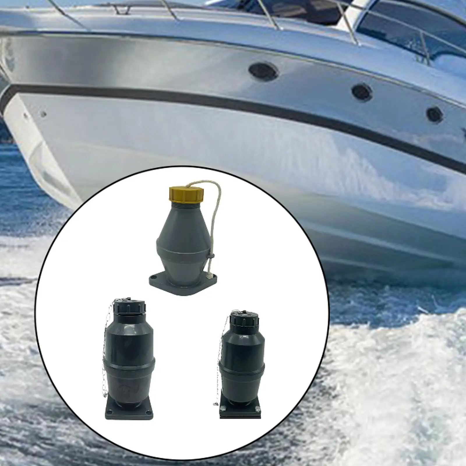 

Marine Boat Hatch Drain Valve Plastic Material Efficient Drainage Cover Check Valve for Vessel Bilge Water Discharge