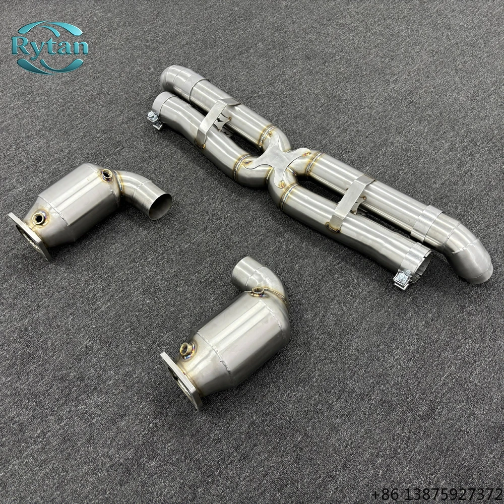 

Rytan Valved 304 Stainless Steel Valvetronic Exhaust Pipe System Catback for 911 997.2 Turbos 3.8T