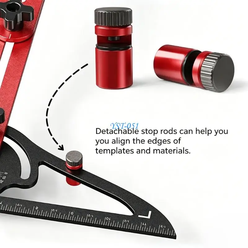 E15A Stair Treads Template Tool Aluminum Stair Treads Measuring Tool Foldable