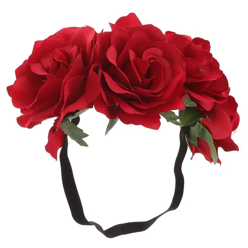 

Christmas Pine Cone Berry Flower Style Wreath Hair Accessory Hair Band Red Color